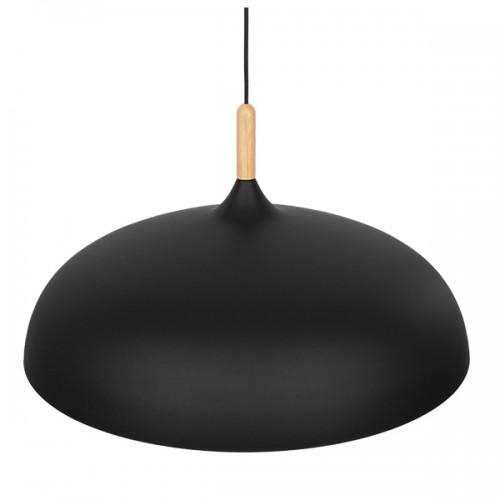 GloboStar® VALLETE BLACK 01259 Μοντέρνο Κρεμαστό Φωτιστικό Οροφής Μονόφωτο 1 x E27 Μαύρο Μεταλλικό Καμπάνα Φ60 x Y35cm Διακόσμηση - Φωτισμός - Χαλιά GloboStar® VALLETE BLACK 01259 Μοντέρνο Κρεμαστό Φωτιστικό Οροφής Μονόφωτο 1 x E27 Μαύρο Μεταλλικό Καμπάνα Φ60 x Y35cm Διακόσμηση - Φωτισμός - Χαλιά
