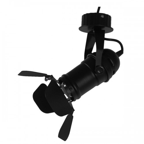 GloboStar® CHICAGO 01371 Vintage Industrial Φωτιστικό Οροφής Μονόφωτο Μαύρο Μεταλλικό Μ20 x Π20 x Υ27.5cm Διακόσμηση - Φωτισμός - Χαλιά