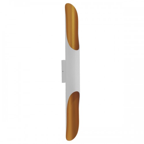GloboStar® DIVINA 01303 Μοντέρνο Φωτιστικό Τοίχου Απλίκα Δίφωτο Λευκό Χρυσό Μεταλλικό Φ5.5 x Π8 x Υ60cm Διακόσμηση - Φωτισμός - Χαλιά GloboStar® DIVINA 01303 Μοντέρνο Φωτιστικό Τοίχου Απλίκα Δίφωτο Λευκό Χρυσό Μεταλλικό Φ5.5 x Π8 x Υ60cm Διακόσμηση - Φωτισμός - Χαλιά
