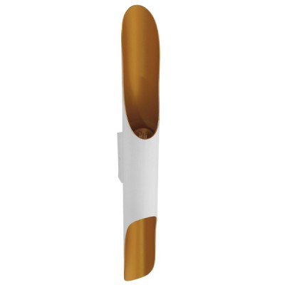 GloboStar® DIVINA 01303 Μοντέρνο Φωτιστικό Τοίχου Απλίκα Δίφωτο Λευκό Χρυσό Μεταλλικό Φ5.5 x Π8 x Υ60cm Διακόσμηση - Φωτισμός - Χαλιά GloboStar® DIVINA 01303 Μοντέρνο Φωτιστικό Τοίχου Απλίκα Δίφωτο Λευκό Χρυσό Μεταλλικό Φ5.5 x Π8 x Υ60cm Διακόσμηση - Φωτισμός - Χαλιά