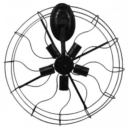 GloboStar® FAN 01163 Vintage Industrial Φωτιστικό Τοίχου Απλίκα Πολύφωτο Μαύρο Μεταλλικό Πλέγμα Φ46 x Μ22 x Π46 x Υ46cm Διακόσμηση - Φωτισμός - Χαλιά GloboStar® FAN 01163 Vintage Industrial Φωτιστικό Τοίχου Απλίκα Πολύφωτο Μαύρο Μεταλλικό Πλέγμα Φ46 x Μ22 x Π46 x Υ46cm Διακόσμηση - Φωτισμός - Χαλιά