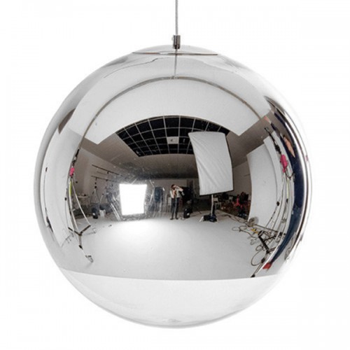 GLOBOSTAR® GLANS 01312 Μοντέρνο Κρεμαστό Φωτιστικό Οροφής με Ντουί 1 x E27 AC 220-240V IP20 - Ασημί - Μ30 x Π30 x Υ27cm GLOBOSTAR® GLANS 01312 Μοντέρνο Κρεμαστό Φωτιστικό Οροφής με Ντουί 1 x E27 AC 220-240V IP20 - Ασημί - Μ30 x Π30 x Υ27cm