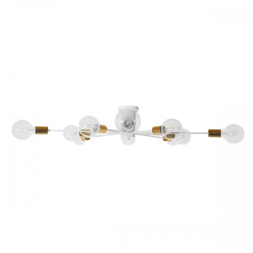 GloboStar® AURORA 01383 Μοντέρνο Industrial Φωτιστικό Οροφής Πολύφωτο Λευκό Μεταλλικό Φ95 x Y17cm Διακόσμηση - Φωτισμός - Χαλιά GloboStar® AURORA 01383 Μοντέρνο Industrial Φωτιστικό Οροφής Πολύφωτο Λευκό Μεταλλικό Φ95 x Y17cm Διακόσμηση - Φωτισμός - Χαλιά