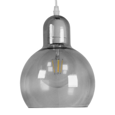 GloboStar® BOSSANOVA 01313 Μοντέρνο Κρεμαστό Φωτιστικό Οροφής Μονόφωτο 1 x E27 Γυάλινο Γκρι Διάφανο Φ18 x Υ23cm Διακόσμηση - Φωτισμός - Χαλιά GloboStar® BOSSANOVA 01313 Μοντέρνο Κρεμαστό Φωτιστικό Οροφής Μονόφωτο 1 x E27 Γυάλινο Γκρι Διάφανο Φ18 x Υ23cm Διακόσμηση - Φωτισμός - Χαλιά