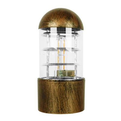 GLOBOSTAR® NEWI 01420 Μοντέρνο Φωτιστικό Τοίχου - Απλίκα με Ντουί 1 x E27 AC 220-240V IP20 - Μπρούτζινο - Μ11 x Π17 x Υ25cm GLOBOSTAR® NEWI 01420 Μοντέρνο Φωτιστικό Τοίχου - Απλίκα με Ντουί 1 x E27 AC 220-240V IP20 - Μπρούτζινο - Μ11 x Π17 x Υ25cm