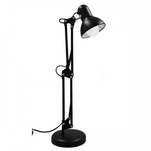 GLOBOSTAR® DESK 01538 Μοντέρνο Επιτραπέζιο Φωτιστικό Πορτατίφ με Ντουί 1 x E27 AC 220-240V IP20 - Μαύρο - Μ15 x Π15 x Υ67cm GLOBOSTAR® DESK 01538 Μοντέρνο Επιτραπέζιο Φωτιστικό Πορτατίφ με Ντουί 1 x E27 AC 220-240V IP20 - Μαύρο - Μ15 x Π15 x Υ67cm