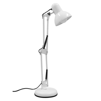 GLOBOSTAR® DESK 01539 Μοντέρνο Επιτραπέζιο Φωτιστικό Πορτατίφ με Ντουί 1 x E27 AC 220-240V IP20 - Λευκό - Μ15 x Π15 x Υ67cm GLOBOSTAR® DESK 01539 Μοντέρνο Επιτραπέζιο Φωτιστικό Πορτατίφ με Ντουί 1 x E27 AC 220-240V IP20 - Λευκό - Μ15 x Π15 x Υ67cm