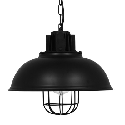 GLOBOSTAR® HARROW 01571 Vintage Κρεμαστό Φωτιστικό Οροφής με Ντουί 1 x E27 AC 220-240V IP20 - Μαύρο - Μ33 x Π33 x Υ32cm GLOBOSTAR® HARROW 01571 Vintage Κρεμαστό Φωτιστικό Οροφής με Ντουί 1 x E27 AC 220-240V IP20 - Μαύρο - Μ33 x Π33 x Υ32cm
