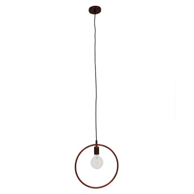 GLOBOSTAR® OMICRON 01579 Μοντέρνο Κρεμαστό Φωτιστικό Οροφής με Ντουί 1 x E27 AC 220-240V IP20 - Χάλκινο - Μ33 x Π4 x Υ33cm GLOBOSTAR® OMICRON 01579 Μοντέρνο Κρεμαστό Φωτιστικό Οροφής με Ντουί 1 x E27 AC 220-240V IP20 - Χάλκινο - Μ33 x Π4 x Υ33cm