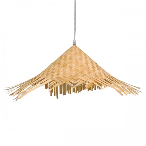 GLOBOSTAR® RICEHAT 01666 Boho Κρεμαστό Φωτιστικό Οροφής με Ντουί 1 x E27 AC 220-240V IP20 - Μπέζ - Μ70 x Π70 x Y25cm GLOBOSTAR® RICEHAT 01666 Boho Κρεμαστό Φωτιστικό Οροφής με Ντουί 1 x E27 AC 220-240V IP20 - Μπέζ - Μ70 x Π70 x Y25cm
