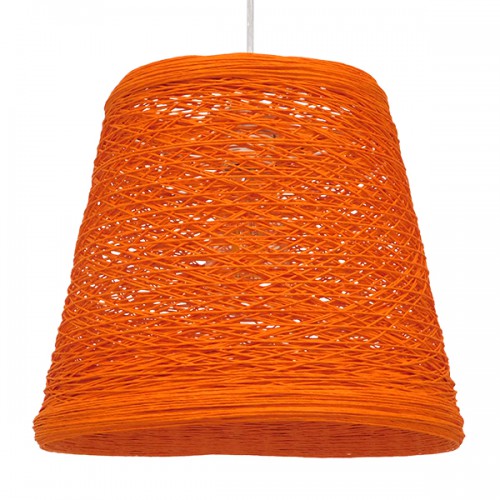 GloboStar® PLAYROOM 00997 Vintage Κρεμαστό Φωτιστικό Οροφής Μονόφωτο 1 x E27 Πορτοκαλί Ξύλινο Ψάθινο Rattan Φ32 x Υ27cm Διακόσμηση - Φωτισμός - Χαλιά GloboStar® PLAYROOM 00997 Vintage Κρεμαστό Φωτιστικό Οροφής Μονόφωτο 1 x E27 Πορτοκαλί Ξύλινο Ψάθινο Rattan Φ32 x Υ27cm Διακόσμηση - Φωτισμός - Χαλιά