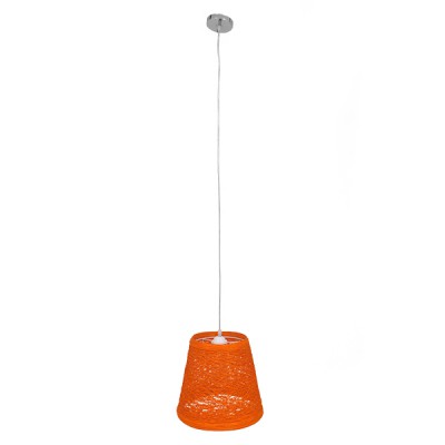 GLOBOSTAR® PLAYROOM 00997 Vintage Κρεμαστό Φωτιστικό Οροφής με Ντουί 1 x E27 AC 220-240V IP20 - Πορτοκαλί - Μ32 x Π32 x Υ27cm GLOBOSTAR® PLAYROOM 00997 Vintage Κρεμαστό Φωτιστικό Οροφής με Ντουί 1 x E27 AC 220-240V IP20 - Πορτοκαλί - Μ32 x Π32 x Υ27cm