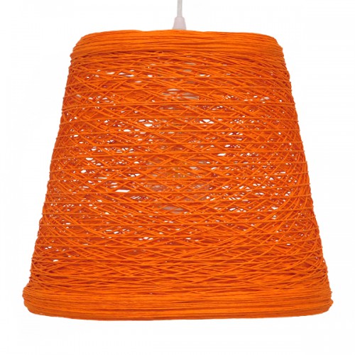 GloboStar® PLAYROOM 00997 Vintage Κρεμαστό Φωτιστικό Οροφής Μονόφωτο 1 x E27 Πορτοκαλί Ξύλινο Ψάθινο Rattan Φ32 x Υ27cm Διακόσμηση - Φωτισμός - Χαλιά GloboStar® PLAYROOM 00997 Vintage Κρεμαστό Φωτιστικό Οροφής Μονόφωτο 1 x E27 Πορτοκαλί Ξύλινο Ψάθινο Rattan Φ32 x Υ27cm Διακόσμηση - Φωτισμός - Χαλιά