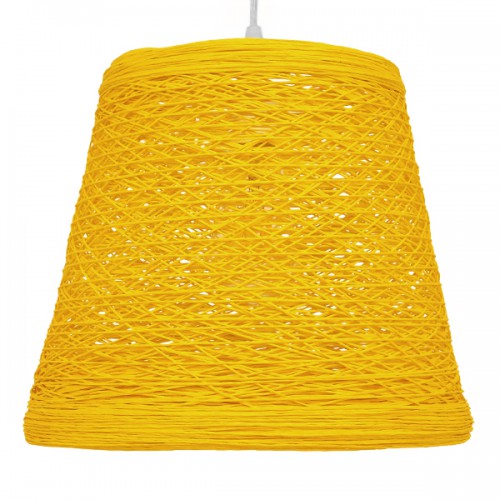 GLOBOSTAR® PLAYROOM 00998 Vintage Κρεμαστό Φωτιστικό Οροφής με Ντουί 1 x E27 AC 220-240V IP20 - Κίτρινο - Μ32 x Π32 x Υ27cm GLOBOSTAR® PLAYROOM 00998 Vintage Κρεμαστό Φωτιστικό Οροφής με Ντουί 1 x E27 AC 220-240V IP20 - Κίτρινο - Μ32 x Π32 x Υ27cm
