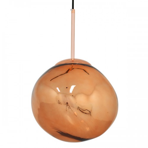 GloboStar® DIXAR 01461 Μοντέρνο Κρεμαστό Φωτιστικό Οροφής Μονόφωτο 1 x E27 Γυάλινο Χάλκινο Φ28 x Υ40cm Διακόσμηση - Φωτισμός - Χαλιά GloboStar® DIXAR 01461 Μοντέρνο Κρεμαστό Φωτιστικό Οροφής Μονόφωτο 1 x E27 Γυάλινο Χάλκινο Φ28 x Υ40cm Διακόσμηση - Φωτισμός - Χαλιά