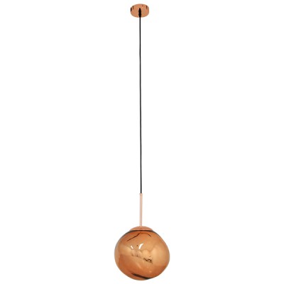 GloboStar® DIXAR 01461 Μοντέρνο Κρεμαστό Φωτιστικό Οροφής Μονόφωτο 1 x E27 Γυάλινο Χάλκινο Φ28 x Υ40cm Διακόσμηση - Φωτισμός - Χαλιά GloboStar® DIXAR 01461 Μοντέρνο Κρεμαστό Φωτιστικό Οροφής Μονόφωτο 1 x E27 Γυάλινο Χάλκινο Φ28 x Υ40cm Διακόσμηση - Φωτισμός - Χαλιά