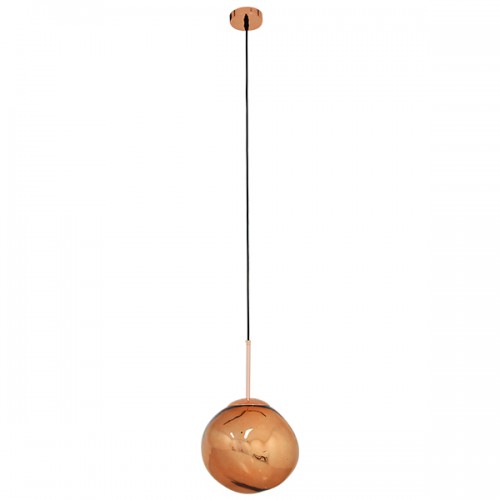 GloboStar® DIXAR 01461 Μοντέρνο Κρεμαστό Φωτιστικό Οροφής Μονόφωτο 1 x E27 Γυάλινο Χάλκινο Φ28 x Υ40cm Διακόσμηση - Φωτισμός - Χαλιά GloboStar® DIXAR 01461 Μοντέρνο Κρεμαστό Φωτιστικό Οροφής Μονόφωτο 1 x E27 Γυάλινο Χάλκινο Φ28 x Υ40cm Διακόσμηση - Φωτισμός - Χαλιά