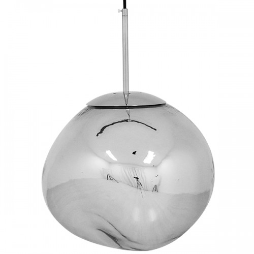 GloboStar® DIXAR 01464 Μοντέρνο Κρεμαστό Φωτιστικό Οροφής Μονόφωτο 1 x E27 Γυάλινο Ασημί Νίκελ Φ36 x Υ45cm Διακόσμηση - Φως - Χαλιά GloboStar® DIXAR 01464 Μοντέρνο Κρεμαστό Φωτιστικό Οροφής Μονόφωτο 1 x E27 Γυάλινο Ασημί Νίκελ Φ36 x Υ45cm Διακόσμηση - Φως - Χαλιά