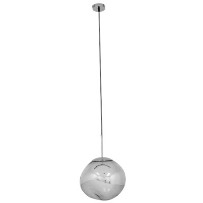 GloboStar® DIXAR 01464 Μοντέρνο Κρεμαστό Φωτιστικό Οροφής Μονόφωτο 1 x E27 Γυάλινο Ασημί Νίκελ Φ36 x Υ45cm Διακόσμηση - Φως - Χαλιά GloboStar® DIXAR 01464 Μοντέρνο Κρεμαστό Φωτιστικό Οροφής Μονόφωτο 1 x E27 Γυάλινο Ασημί Νίκελ Φ36 x Υ45cm Διακόσμηση - Φως - Χαλιά