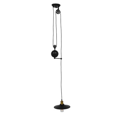GLOBOSTAR® CARILO 01549 Vintage Κρεμαστό Φωτιστικό Οροφής με Ντουί 1 x E27 AC 220-240V IP20 - Μαύρο & Χρυσό - Μ32 x Π26 x Υ120cm GLOBOSTAR® CARILO 01549 Vintage Κρεμαστό Φωτιστικό Οροφής με Ντουί 1 x E27 AC 220-240V IP20 - Μαύρο & Χρυσό - Μ32 x Π26 x Υ120cm