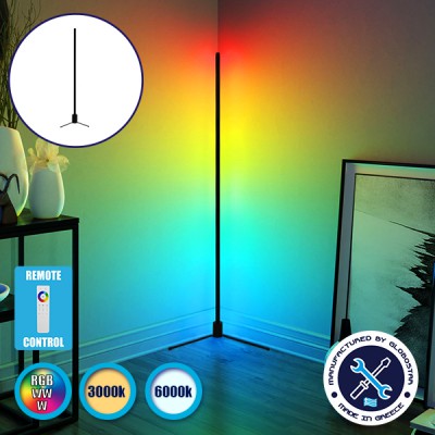 Μοντέρνο Minimal Επιδαπέδιο Μαύρο Φωτιστικό 150cm LED 30 Watt με Ασύρματο Χειριστήριο 2.4G RF & Dimmer RGBW+WW Πολύχρωμο - Ψυχρό - Ημέρας - Θερμό GloboStar ALIEN Design GLOBO-150-9 Μοντέρνο Minimal Επιδαπέδιο Μαύρο Φωτιστικό 150cm LED 30 Watt με Ασύρματο Χειριστήριο 2.4G RF & Dimmer RGBW+WW Πολύχρωμο - Ψυχρό - Ημέρας - Θερμό GloboStar ALIEN Design GLOBO-150-9
