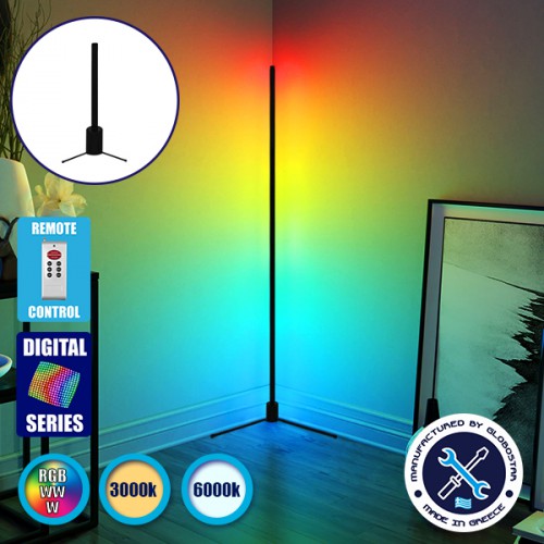 Μοντέρνο Minimal Επιτραπέζιο Μαύρο Φωτιστικό 50cm LED 8 Watt με Ασύρματο Χειριστήριο 2.4G RF & Dimmer RGBW+WW Πολύχρωμο Digital Magic Dot Pixel GloboStar ALIEN Design GLOBO-50-11 Διακόσμηση - Φωτισμός - Χαλιά Μοντέρνο Minimal Επιτραπέζιο Μαύρο Φωτιστικό 50cm LED 8 Watt με Ασύρματο Χειριστήριο 2.4G RF & Dimmer RGBW+WW Πολύχρωμο Digital Magic Dot Pixel GloboStar ALIEN Design GLOBO-50-11 Διακόσμηση - Φωτισμός - Χαλιά