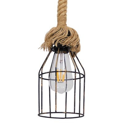 GLOBOSTAR® LAICO 01129 Vintage Κρεμαστό Φωτιστικό Οροφής με Ντουί 1 x E27 AC 220-240V IP20 - Μπρούτζινο & Μπεζ - Μ12 x Π12 x Υ100cm GLOBOSTAR® LAICO 01129 Vintage Κρεμαστό Φωτιστικό Οροφής με Ντουί 1 x E27 AC 220-240V IP20 - Μπρούτζινο & Μπεζ - Μ12 x Π12 x Υ100cm