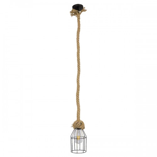 GLOBOSTAR® LAICO 01129 Vintage Κρεμαστό Φωτιστικό Οροφής με Ντουί 1 x E27 AC 220-240V IP20 - Μπρούτζινο & Μπεζ - Μ12 x Π12 x Υ100cm GLOBOSTAR® LAICO 01129 Vintage Κρεμαστό Φωτιστικό Οροφής με Ντουί 1 x E27 AC 220-240V IP20 - Μπρούτζινο & Μπεζ - Μ12 x Π12 x Υ100cm