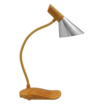 GloboStar® DRAPER 01438 Επιτραπέζιο Φωτιστικό Πορτατίφ LED 6W 500lm 360° DC 5V IP20 Φυσικό Λευκό 4500K Dimmable Μπεζ Ξύλο με Ασημί Μέταλλο - Μ10 x Π14 x Υ33cm - 2 Xρόνια Εγγύηση GloboStar® DRAPER 01438 Επιτραπέζιο Φωτιστικό Πορτατίφ LED 6W 500lm 360° DC 5V IP20 Φυσικό Λευκό 4500K Dimmable Μπεζ Ξύλο με Ασημί Μέταλλο - Μ10 x Π14 x Υ33cm - 2 Xρόνια Εγγύηση