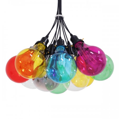 GloboStar® PARTY 01509 Μοντέρνο Κρεμαστό Φωτιστικό Οροφής Πολύφωτο 10 x E27 Πολύχρωμο Φ59 x Υ30cm Διακόσμηση - Φωτισμός - Χαλιά GloboStar® PARTY 01509 Μοντέρνο Κρεμαστό Φωτιστικό Οροφής Πολύφωτο 10 x E27 Πολύχρωμο Φ59 x Υ30cm Διακόσμηση - Φωτισμός - Χαλιά