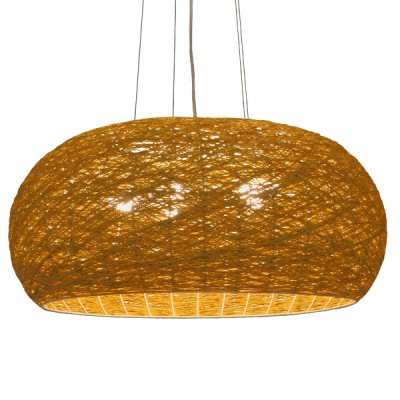 GLOBOSTAR® FIJI INCASS 01628 Vintage Κρεμαστό Φωτιστικό Οροφής με Ντουί 5 x E27 AC 220-240V IP20 - Μπεζ - Μ60 x Π60 x Υ29cm GLOBOSTAR® FIJI INCASS 01628 Vintage Κρεμαστό Φωτιστικό Οροφής με Ντουί 5 x E27 AC 220-240V IP20 - Μπεζ - Μ60 x Π60 x Υ29cm