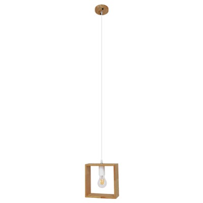 GLOBOSTAR® ELISE 01428 Μοντέρνο Κρεμαστό Φωτιστικό Οροφής με Ντουί 1 x E27 AC 220-240V IP20 - Μπεζ & Λευκό - Μ8 x Π8 x Υ23cm GLOBOSTAR® ELISE 01428 Μοντέρνο Κρεμαστό Φωτιστικό Οροφής με Ντουί 1 x E27 AC 220-240V IP20 - Μπεζ & Λευκό - Μ8 x Π8 x Υ23cm