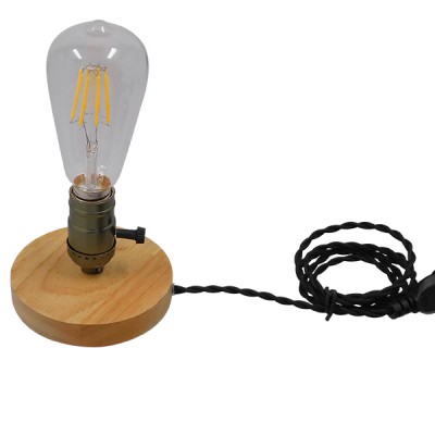 GloboStar® NOX 91048 Μοντέρνο Επιτραπέζιο Φωτιστικό Πορτατίφ Μονόφωτο 1 x E27 IP20 Μπεζ Ξύλο με Μπρούτζινο Μέταλλο - Μ12 x Π12 x Υ10.6cm GloboStar® NOX 91048 Μοντέρνο Επιτραπέζιο Φωτιστικό Πορτατίφ Μονόφωτο 1 x E27 IP20 Μπεζ Ξύλο με Μπρούτζινο Μέταλλο - Μ12 x Π12 x Υ10.6cm