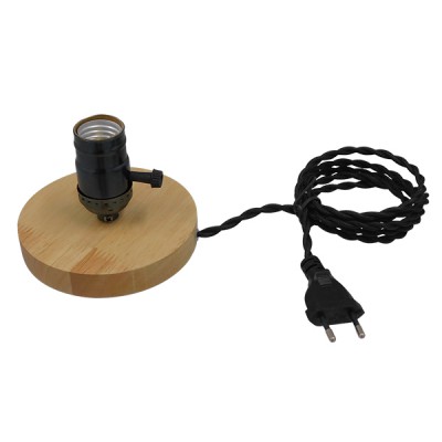 GloboStar® NOX 91049 Μοντέρνο Επιτραπέζιο Φωτιστικό Πορτατίφ Μονόφωτο 1 x E27 IP20 Μπεζ Ξύλο με Μαύρο Μέταλλο - Μ12 x Π12 x Υ10.6cm GloboStar® NOX 91049 Μοντέρνο Επιτραπέζιο Φωτιστικό Πορτατίφ Μονόφωτο 1 x E27 IP20 Μπεζ Ξύλο με Μαύρο Μέταλλο - Μ12 x Π12 x Υ10.6cm