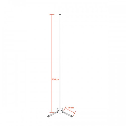 Μοντέρνο Minimal Επιδαπέδιο Μαύρο Φωτιστικό 150cm LED 24 Watt με Ασύρματο Χειριστήριο RF & Dimmer RGB Πολύχρωμο GloboStar ALIEN Design GLOBO-150-8 Διακόσμηση - Φωτισμός - Χαλιά Μοντέρνο Minimal Επιδαπέδιο Μαύρο Φωτιστικό 150cm LED 24 Watt με Ασύρματο Χειριστήριο RF & Dimmer RGB Πολύχρωμο GloboStar ALIEN Design GLOBO-150-8 Διακόσμηση - Φωτισμός - Χαλιά