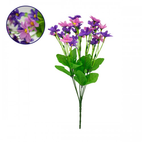 GloboStar® 09088 Τεχνητό Φυτό Διακοσμητικό Μπουκέτο Garden Cosmos Μωβ - Ροζ M20cm x Υ35cm Π20cm με 7 Κλαδάκια Διακόσμηση - Φως - Χαλιά GloboStar® 09088 Τεχνητό Φυτό Διακοσμητικό Μπουκέτο Garden Cosmos Μωβ - Ροζ M20cm x Υ35cm Π20cm με 7 Κλαδάκια Διακόσμηση - Φως - Χαλιά