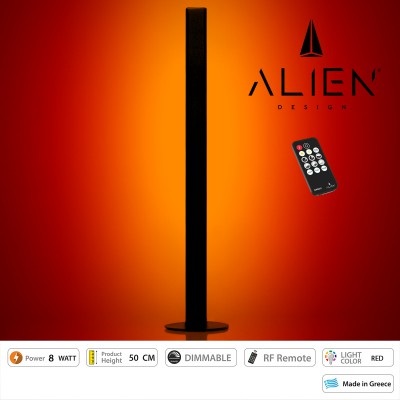 GloboStar® ALIEN-DIVA-BLACK-50-4 ALIEN Design DIVA Μοντέρνο Minimal Nordic Μεταλλικό Φωτιστικό Επιτραπέζιο - Πορτατίφ - Λαμπατέρ Μαύρο LED 8W 800lm με Ασύρματο Χειριστήριο RF & Dimmer IP20 Κόκκινο Μ3 x Π1.6 x Υ50cm Διακόσμηση - Φως - Χαλιά GloboStar® ALIEN-DIVA-BLACK-50-4 ALIEN Design DIVA Μοντέρνο Minimal Nordic Μεταλλικό Φωτιστικό Επιτραπέζιο - Πορτατίφ - Λαμπατέρ Μαύρο LED 8W 800lm με Ασύρματο Χειριστήριο RF & Dimmer IP20 Κόκκινο Μ3 x Π1.6 x Υ50cm Διακόσμηση - Φως - Χαλιά