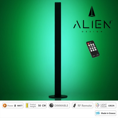 GloboStar® ALIEN-DIVA-BLACK-50-5 ALIEN Design DIVA Μοντέρνο Minimal Nordic Μεταλλικό Φωτιστικό Επιτραπέζιο - Πορτατίφ - Λαμπατέρ Μαύρο LED 8W 800lm με Ασύρματο Χειριστήριο RF & Dimmer IP20 Πράσινο Μ3 x Π1.6 x Υ50cm Διακόσμηση - Φως - Χαλιά GloboStar® ALIEN-DIVA-BLACK-50-5 ALIEN Design DIVA Μοντέρνο Minimal Nordic Μεταλλικό Φωτιστικό Επιτραπέζιο - Πορτατίφ - Λαμπατέρ Μαύρο LED 8W 800lm με Ασύρματο Χειριστήριο RF & Dimmer IP20 Πράσινο Μ3 x Π1.6 x Υ50cm Διακόσμηση - Φως - Χαλιά