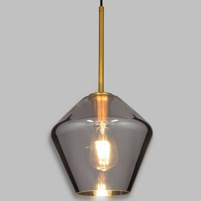 GLOBOSTAR® AMARIS 00872 Μοντέρνο Κρεμαστό Φωτιστικό Οροφής με Ντουί 1 x E27 AC 220-240V IP20 - Χρυσό & Μαύρο Φιμέ - Μ22 x Π22 x Y22cm GLOBOSTAR® AMARIS 00872 Μοντέρνο Κρεμαστό Φωτιστικό Οροφής με Ντουί 1 x E27 AC 220-240V IP20 - Χρυσό & Μαύρο Φιμέ - Μ22 x Π22 x Y22cm