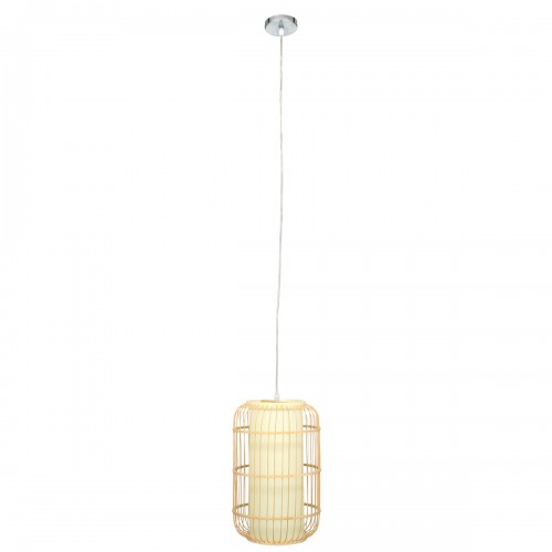 GLOBOSTAR® HIBISCUS 00893 Boho Κρεμαστό Φωτιστικό Οροφής με Ντουί 1 x E27 AC 220-240V IP20 - Μπεζ - Μ25 x Π25 x Υ42cm GLOBOSTAR® HIBISCUS 00893 Boho Κρεμαστό Φωτιστικό Οροφής με Ντουί 1 x E27 AC 220-240V IP20 - Μπεζ - Μ25 x Π25 x Υ42cm