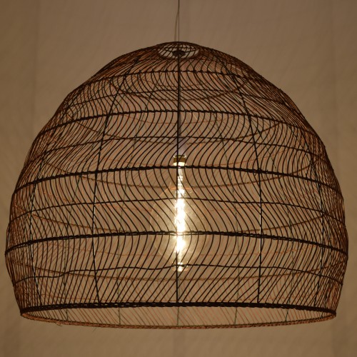 GloboStar® MALIBU 00967 Vintage Κρεμαστό Φωτιστικό Οροφής Μονόφωτο 1 x E27 Καφέ Ξύλινο Bamboo Φ100 x Y86cm Διακόσμηση - Φωτισμός - Χαλιά GloboStar® MALIBU 00967 Vintage Κρεμαστό Φωτιστικό Οροφής Μονόφωτο 1 x E27 Καφέ Ξύλινο Bamboo Φ100 x Y86cm Διακόσμηση - Φωτισμός - Χαλιά