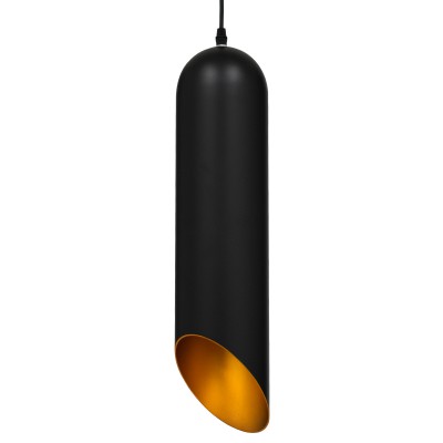 GLOBOSTAR® CARSON 01528 Μοντέρνο Κρεμαστό Φωτιστικό Οροφής με Ντουί 1 x E27 AC 220-240V IP20 - Μαύρο & Χρυσό - Μ12 x Π12 x Υ52cm GLOBOSTAR® CARSON 01528 Μοντέρνο Κρεμαστό Φωτιστικό Οροφής με Ντουί 1 x E27 AC 220-240V IP20 - Μαύρο & Χρυσό - Μ12 x Π12 x Υ52cm