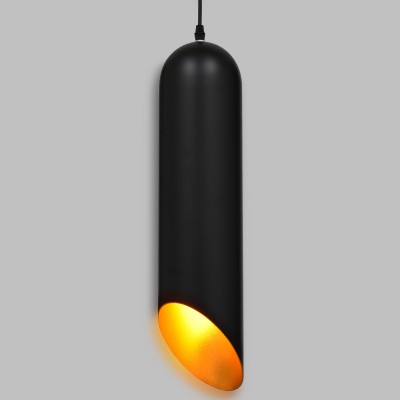 GLOBOSTAR® CARSON 01528 Μοντέρνο Κρεμαστό Φωτιστικό Οροφής με Ντουί 1 x E27 AC 220-240V IP20 - Μαύρο & Χρυσό - Μ12 x Π12 x Υ52cm GLOBOSTAR® CARSON 01528 Μοντέρνο Κρεμαστό Φωτιστικό Οροφής με Ντουί 1 x E27 AC 220-240V IP20 - Μαύρο & Χρυσό - Μ12 x Π12 x Υ52cm