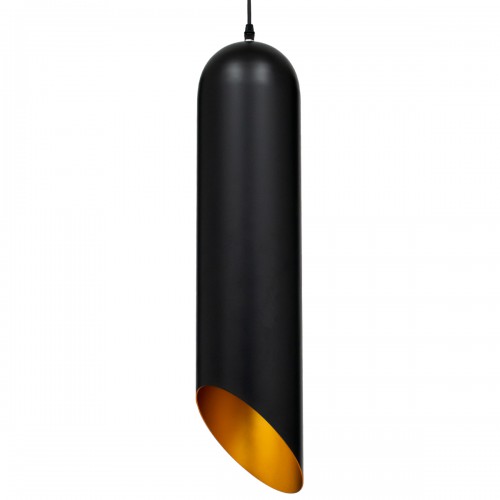 GloboStar® CARSON 01529 Μοντέρνο Κρεμαστό Φωτιστικό Οροφής Μονόφωτο 1 x E27 Μαύρο - Χρυσό Μεταλλικό Καμπάνα Φ15 x Υ68cm Διακόσμηση - Φωτισμός - Χαλιά GloboStar® CARSON 01529 Μοντέρνο Κρεμαστό Φωτιστικό Οροφής Μονόφωτο 1 x E27 Μαύρο - Χρυσό Μεταλλικό Καμπάνα Φ15 x Υ68cm Διακόσμηση - Φωτισμός - Χαλιά