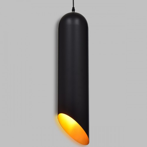 GloboStar® CARSON 01529 Μοντέρνο Κρεμαστό Φωτιστικό Οροφής Μονόφωτο 1 x E27 Μαύρο - Χρυσό Μεταλλικό Καμπάνα Φ15 x Υ68cm Διακόσμηση - Φωτισμός - Χαλιά GloboStar® CARSON 01529 Μοντέρνο Κρεμαστό Φωτιστικό Οροφής Μονόφωτο 1 x E27 Μαύρο - Χρυσό Μεταλλικό Καμπάνα Φ15 x Υ68cm Διακόσμηση - Φωτισμός - Χαλιά