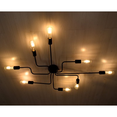 GloboStar® LIBERTA 00840 Μοντέρνο Φωτιστικό Οροφής Πολύφωτο Μαύρο Μεταλλικό Μ102 x Π72 x Υ10.5cm Διακόσμηση - Φωτισμός - Χαλιά GloboStar® LIBERTA 00840 Μοντέρνο Φωτιστικό Οροφής Πολύφωτο Μαύρο Μεταλλικό Μ102 x Π72 x Υ10.5cm Διακόσμηση - Φωτισμός - Χαλιά