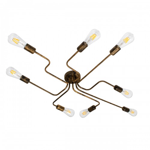 GloboStar® LIBERTA 00841 Μοντέρνο Φωτιστικό Οροφής Πολύφωτο Χάλκινο Σκουριά Μ102 x Π72 x Υ10.5cm Διακόσμηση - Φωτισμός - Χαλιά GloboStar® LIBERTA 00841 Μοντέρνο Φωτιστικό Οροφής Πολύφωτο Χάλκινο Σκουριά Μ102 x Π72 x Υ10.5cm Διακόσμηση - Φωτισμός - Χαλιά