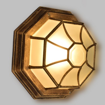 GLOBOSTAR® RUBY 00913 Vintage Φωτιστικό Οροφής με Ντουί 1 x E27 AC 220-240V IP20 - Χάλκινο Εφέ Σκουριάς - Μ21 x Π21 x Υ10cm GLOBOSTAR® RUBY 00913 Vintage Φωτιστικό Οροφής με Ντουί 1 x E27 AC 220-240V IP20 - Χάλκινο Εφέ Σκουριάς - Μ21 x Π21 x Υ10cm