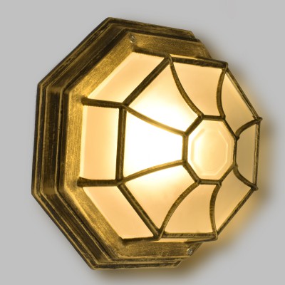 GLOBOSTAR® RUBY 00914 Vintage Φωτιστικό Οροφής με Ντουί 1 x E27 AC 220-240V IP20 - Μπρούτζινο Εφέ Σκουριάς - Μ21 x Π21 x Υ10cm GLOBOSTAR® RUBY 00914 Vintage Φωτιστικό Οροφής με Ντουί 1 x E27 AC 220-240V IP20 - Μπρούτζινο Εφέ Σκουριάς - Μ21 x Π21 x Υ10cm