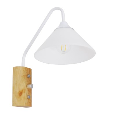 GLOBOSTAR® ALESSIA 01458 Μοντέρνο Φωτιστικό Τοίχου - Απλίκα με Ντουί 1 x E27 AC 220-240V IP20 - Μπεζ & Λευκό - Μ18 x Π26 x Υ29cm GLOBOSTAR® ALESSIA 01458 Μοντέρνο Φωτιστικό Τοίχου - Απλίκα με Ντουί 1 x E27 AC 220-240V IP20 - Μπεζ & Λευκό - Μ18 x Π26 x Υ29cm